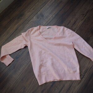 Light Pink 100% Cashmere Ladies Sweater